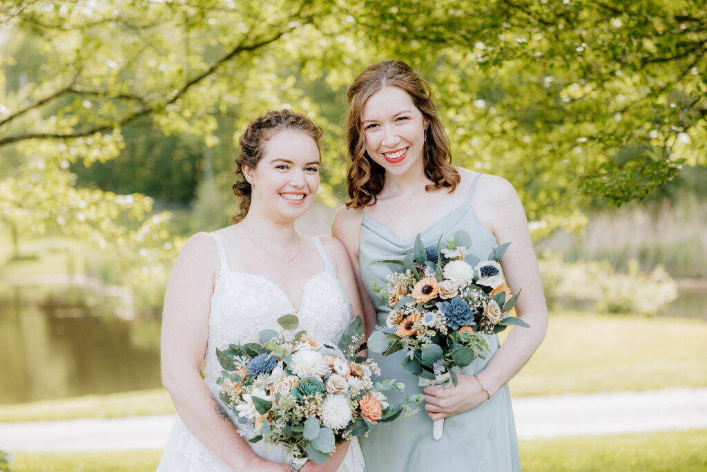 wood flower decor for connecticut wedding venues